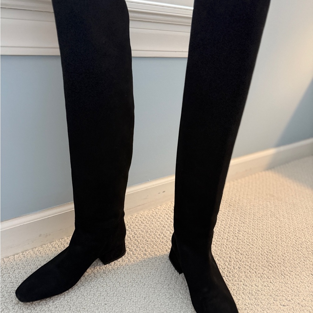 Emerson Fry black suede over the knee boots size 8 - Picture 5 of 7